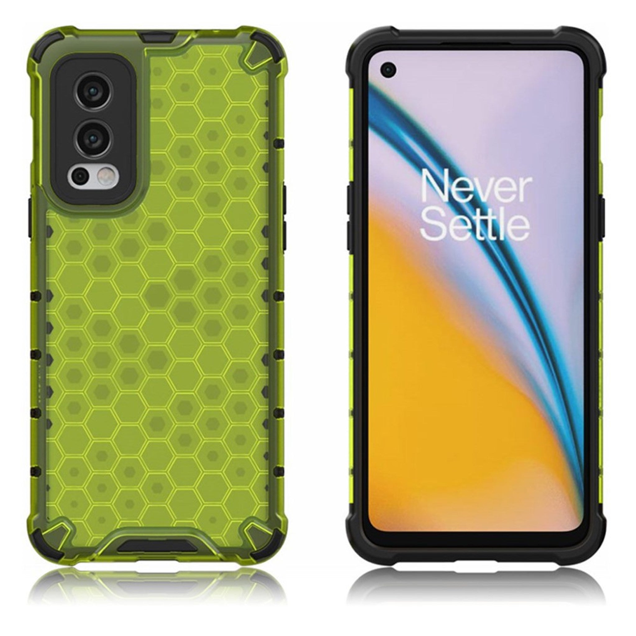 Bofink Honeycomb OnePlus Nord 2 5G case - Green