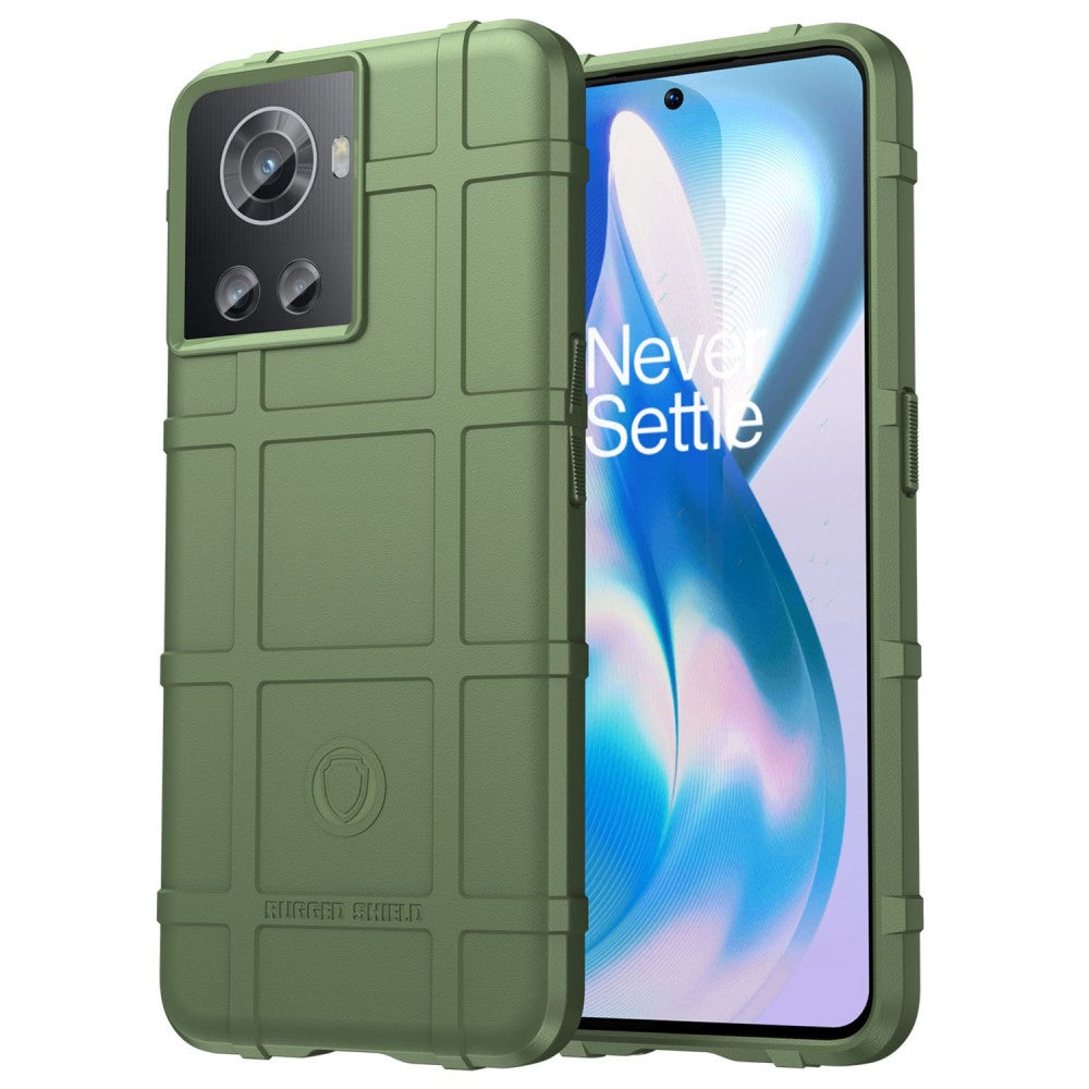 Rugged Shield case - OnePlus 10R / Ace - Green