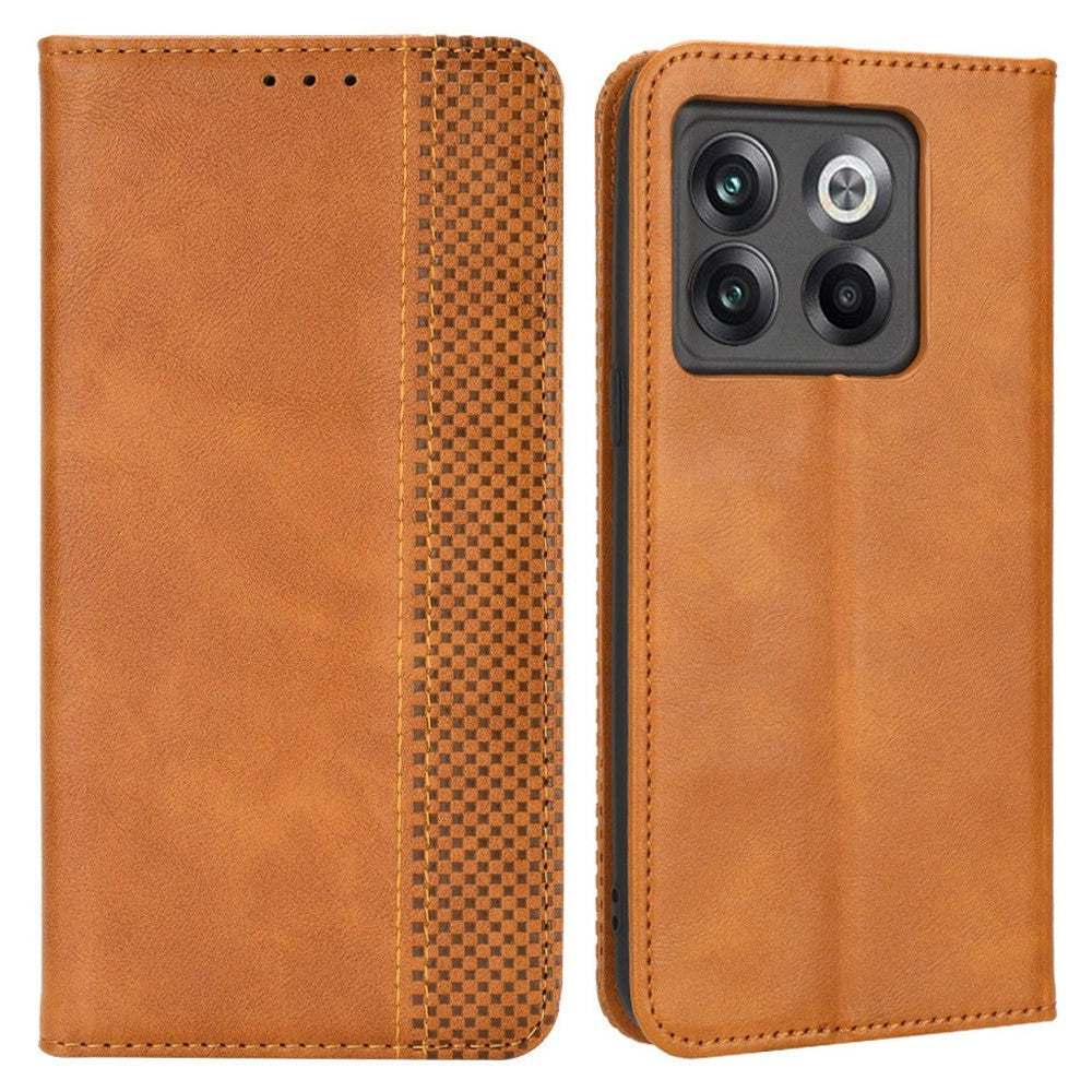 Bofink Vintage OnePlus Ace Pro / 10T leather case - Brown