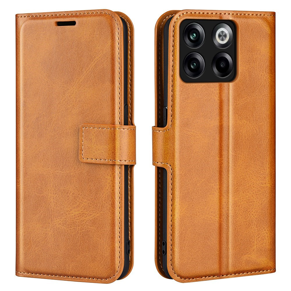 Wallet-style leather case for OnePlus Ace Pro / 10T - Yellow