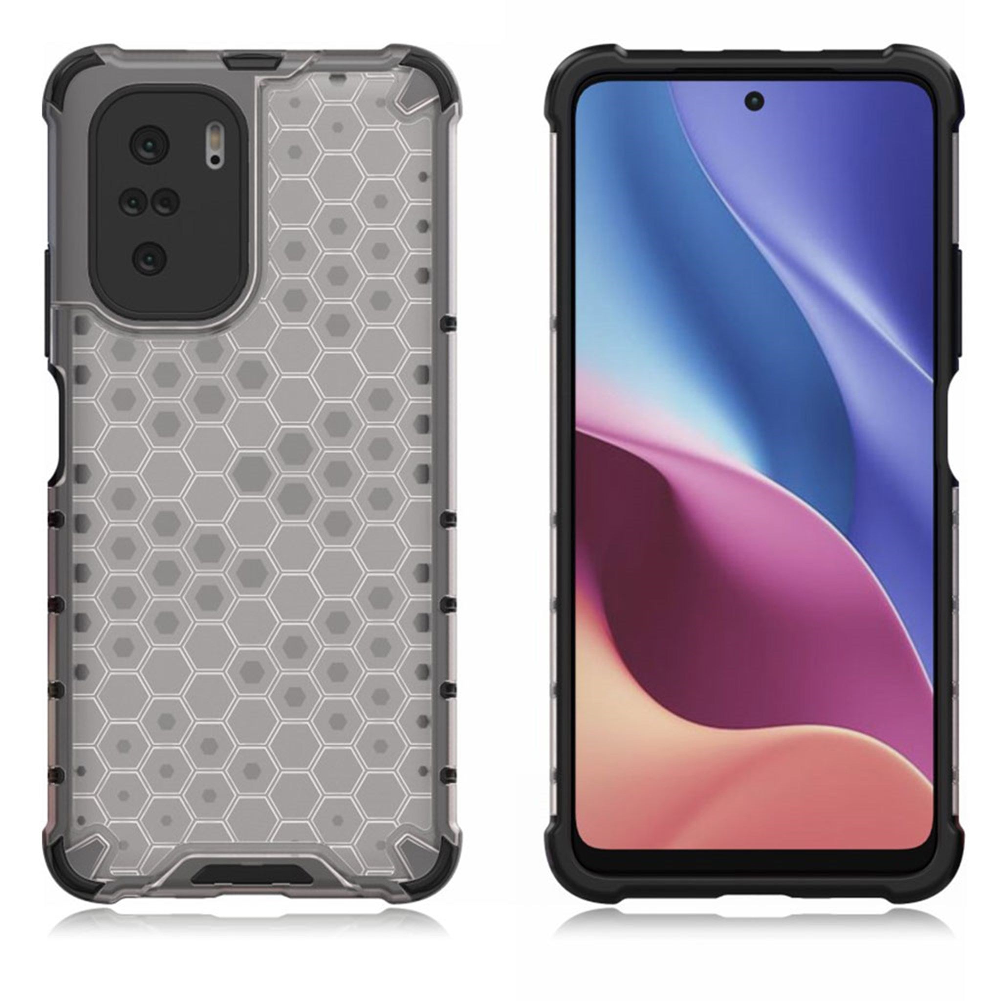 Bofink Honeycomb Xiaomi Redmi K40 / K40 Pro case - Grey