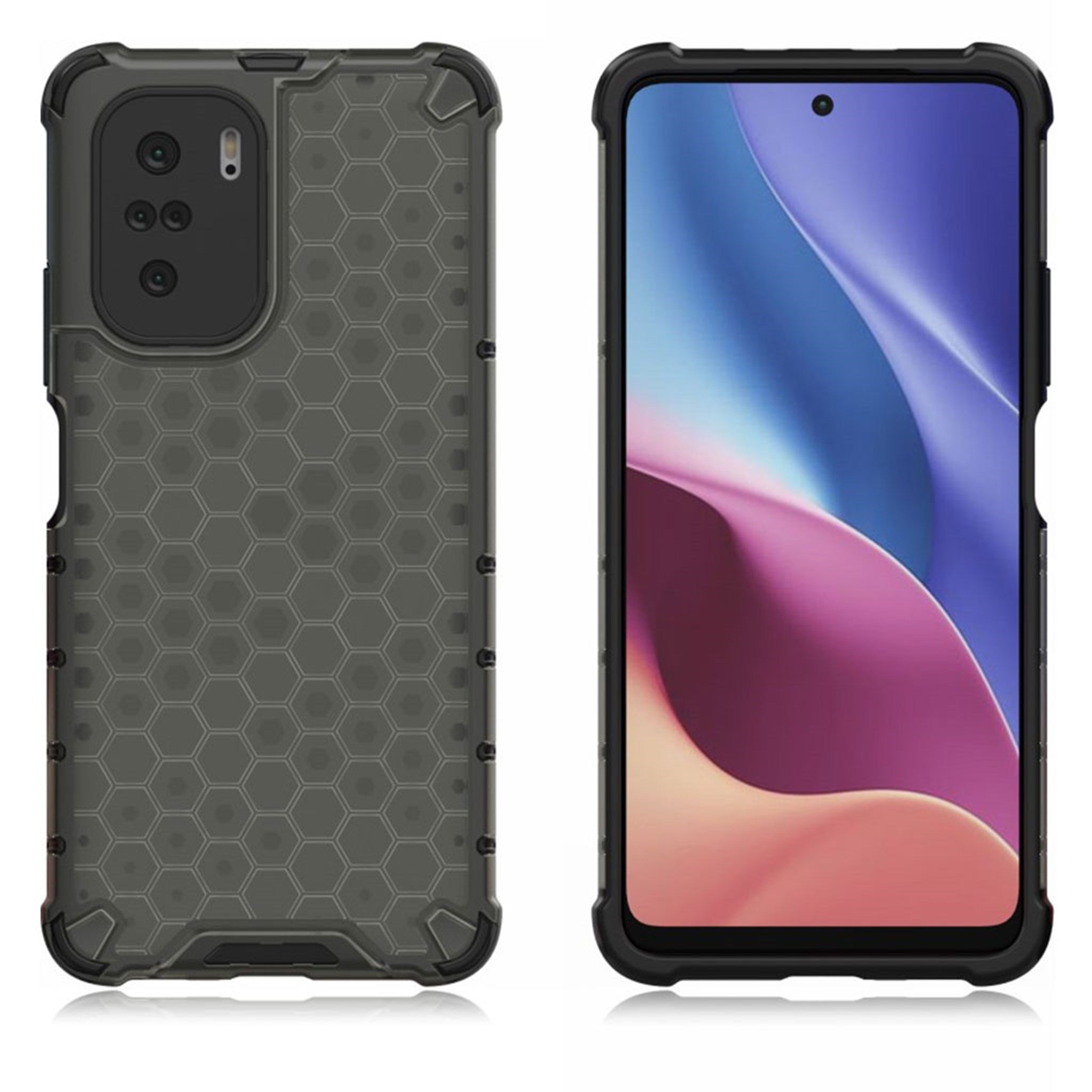 Bofink Honeycomb Xiaomi Redmi K40 / K40 Pro case - Black