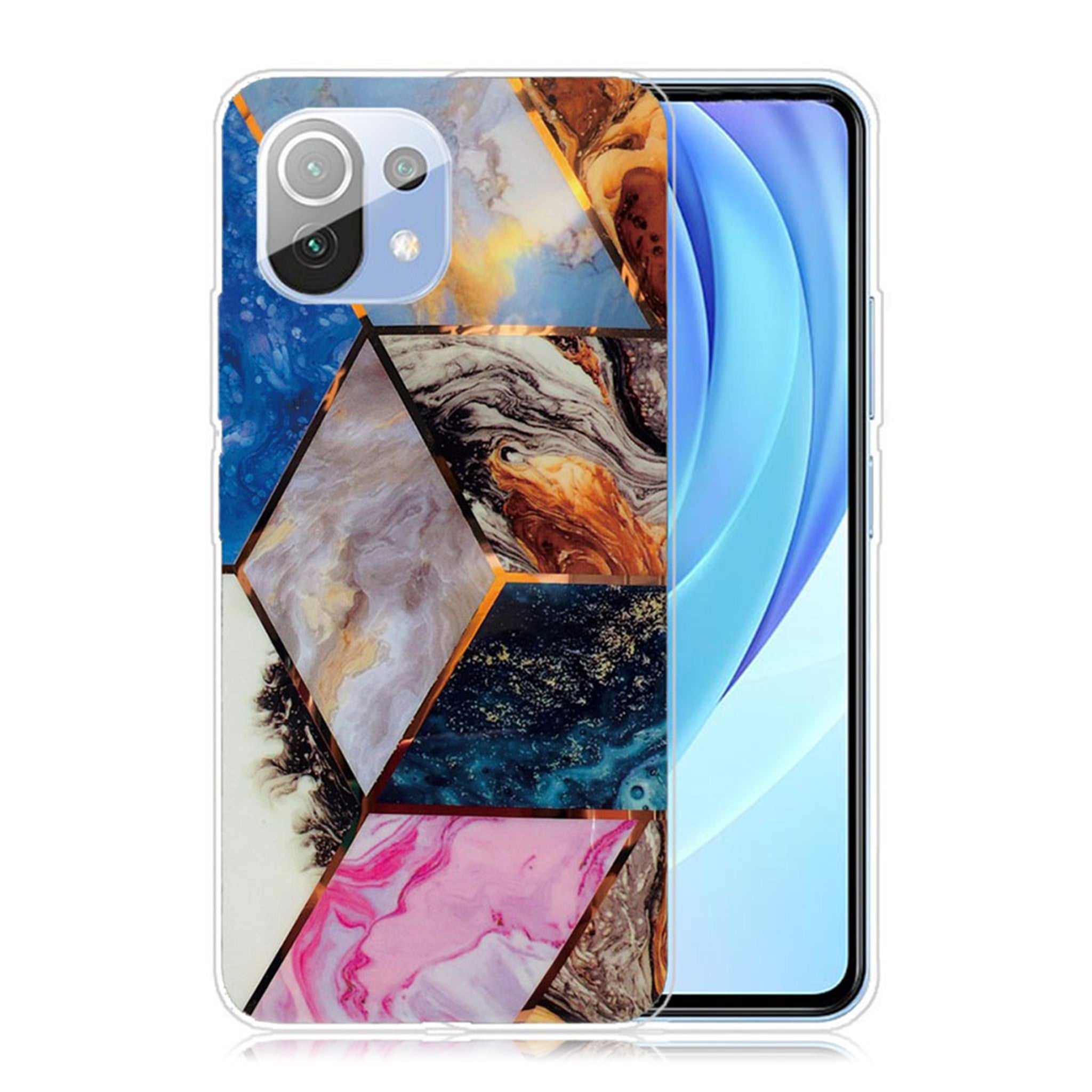 Marble Xiaomi Mi 11 Lite 5G / 11 Lite case - Vibrant Marble Diamond