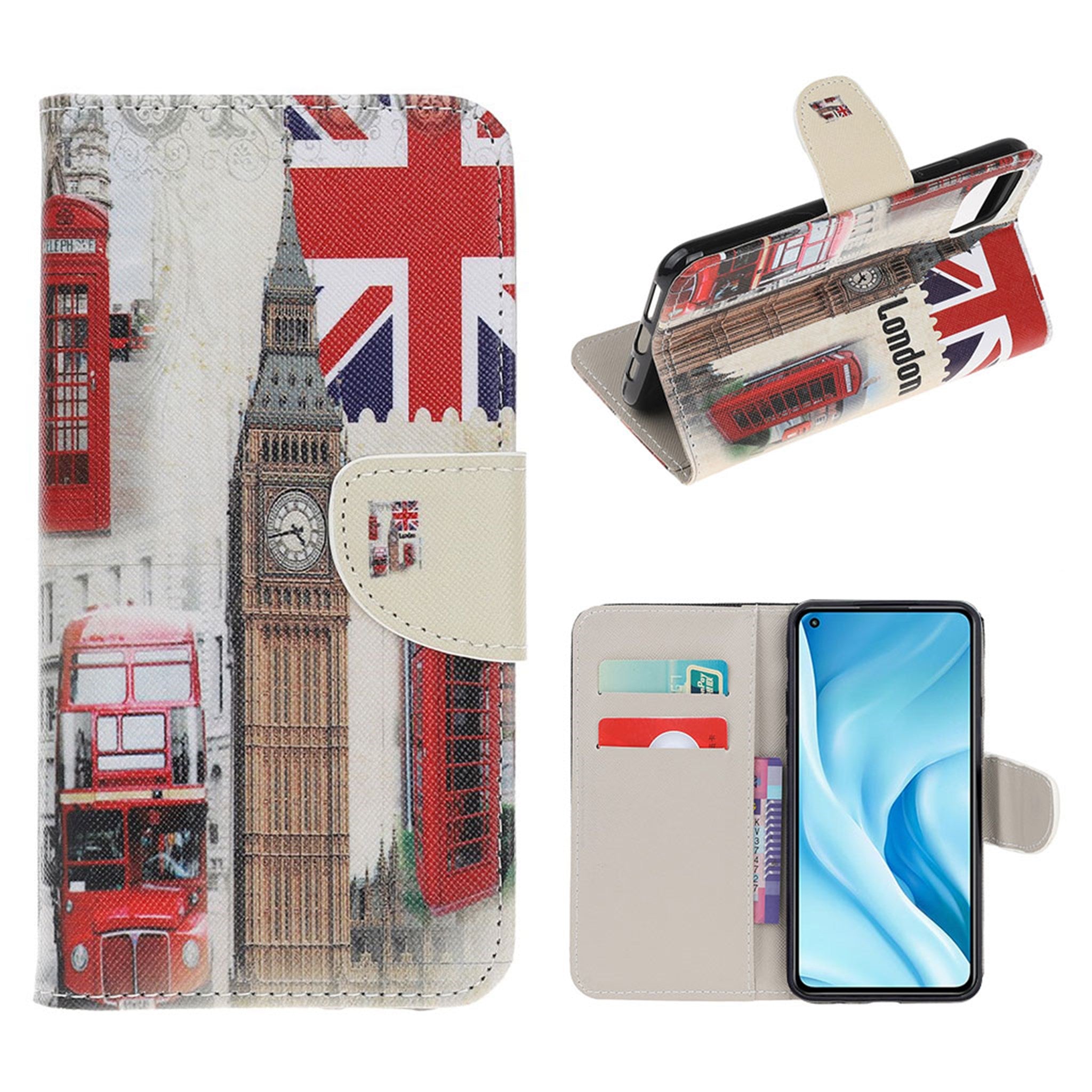 Wonderland Xiaomi Mi 11 Lite 5G / Mi 11 Lite flip case - London Style