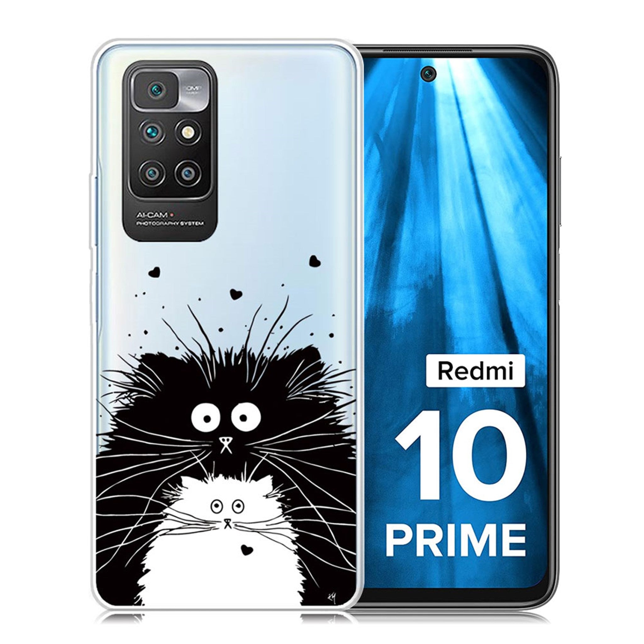 Marble Xiaomi Redmi 10 Prime / Redmi 10 case - Two Animals