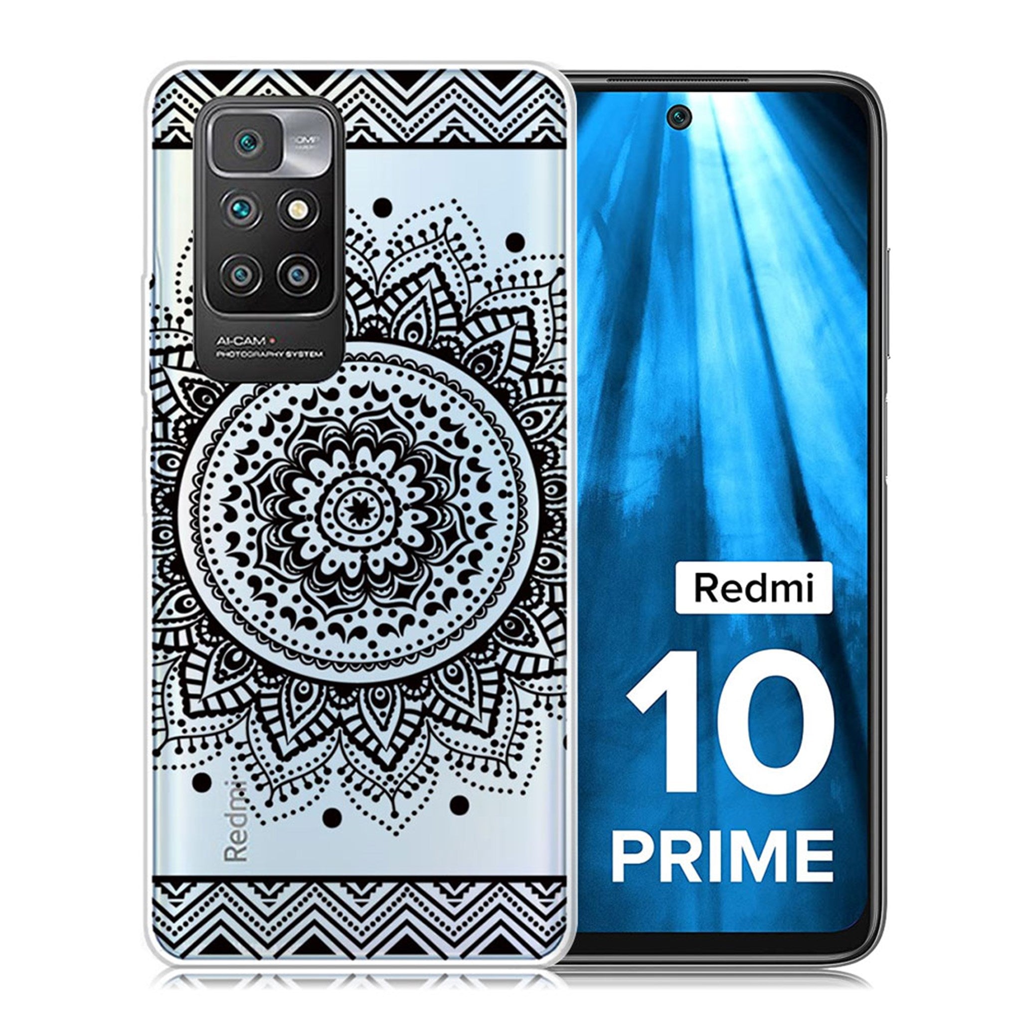 Marble Xiaomi Redmi 10 Prime / Redmi 10 case - Mandala Flower