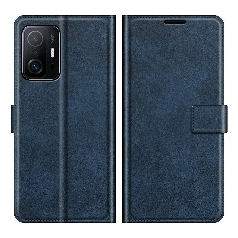 Wallet-style leather case for Xiaomi 11T / 11T Pro - Blue