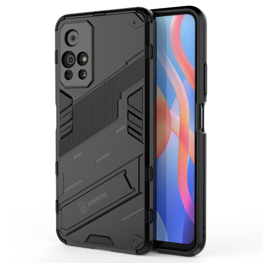 Shockproof hybrid cover with a modern touch for Xiaomi Redmi Note 11T 5G / Note 11S 5G - Black