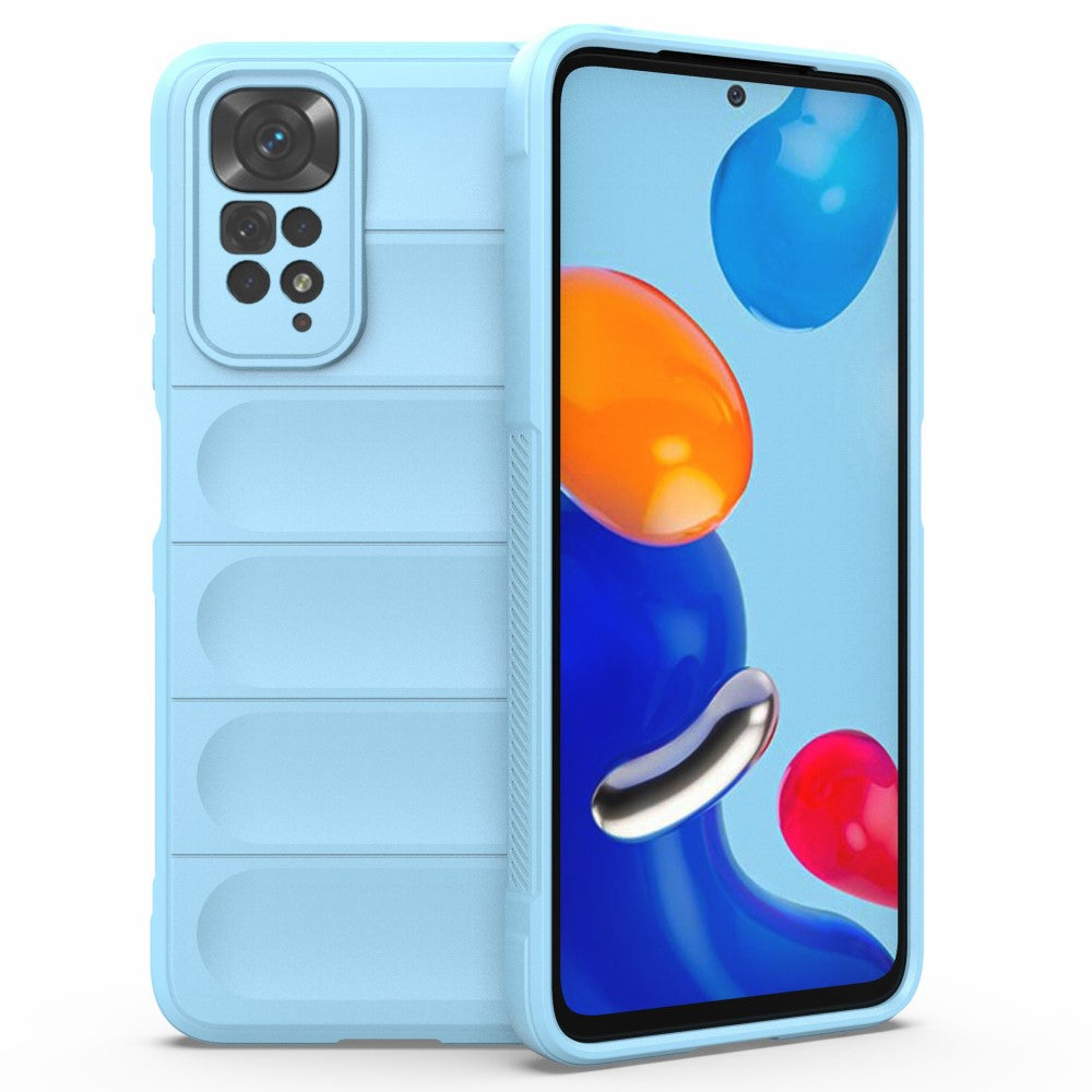 Soft gripformed cover for Xiaomi Redmi Note 11S / Note 11 - Baby Blue