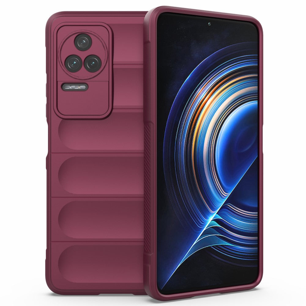 Soft gripformed cover for Xiaomi Redmi K50 / K50 Pro - Wine Red