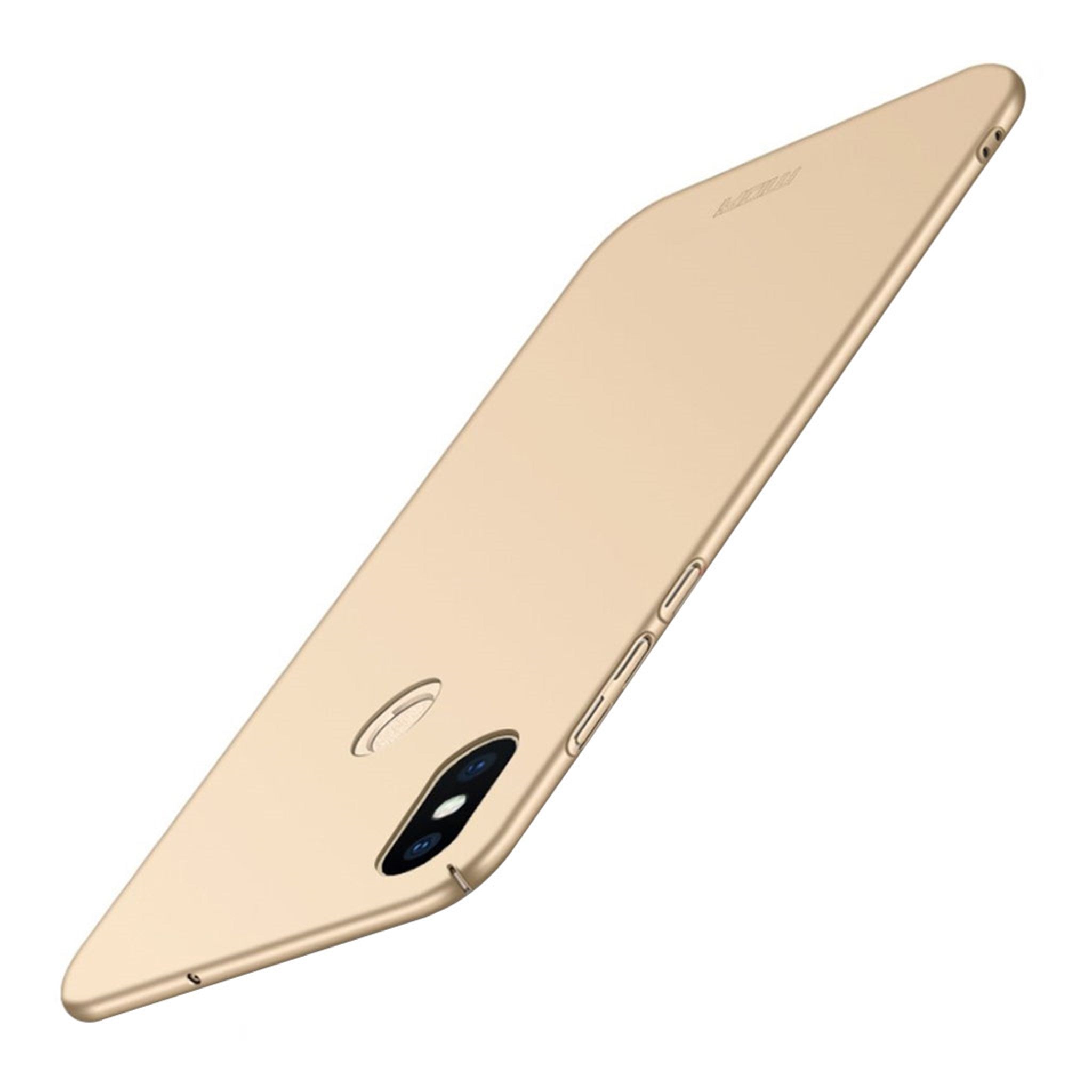 MOFI Shield Xiaomi Mi 8 slim frosted case - Gold