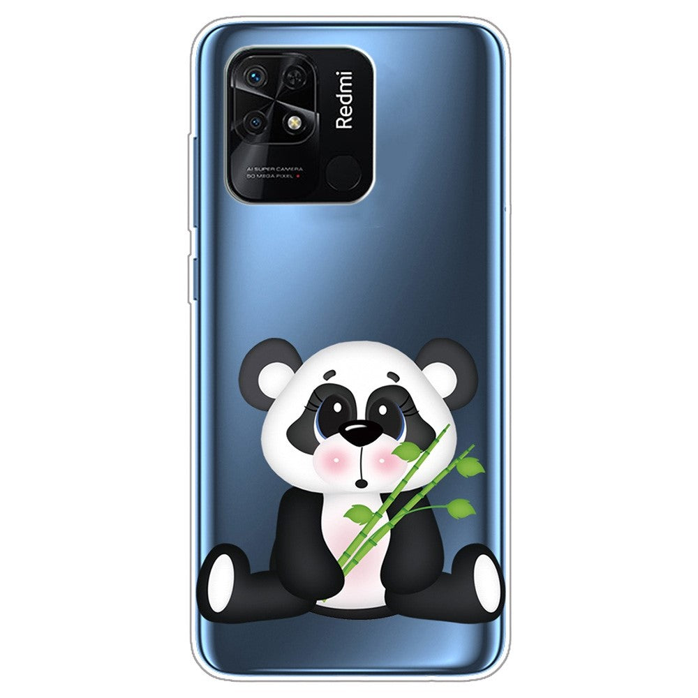 Deco Xiaomi Redmi 10C case - Panda with Bamboo