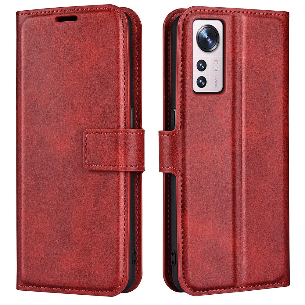 Wallet-style leather case for Xiaomi 12 Lite - Red