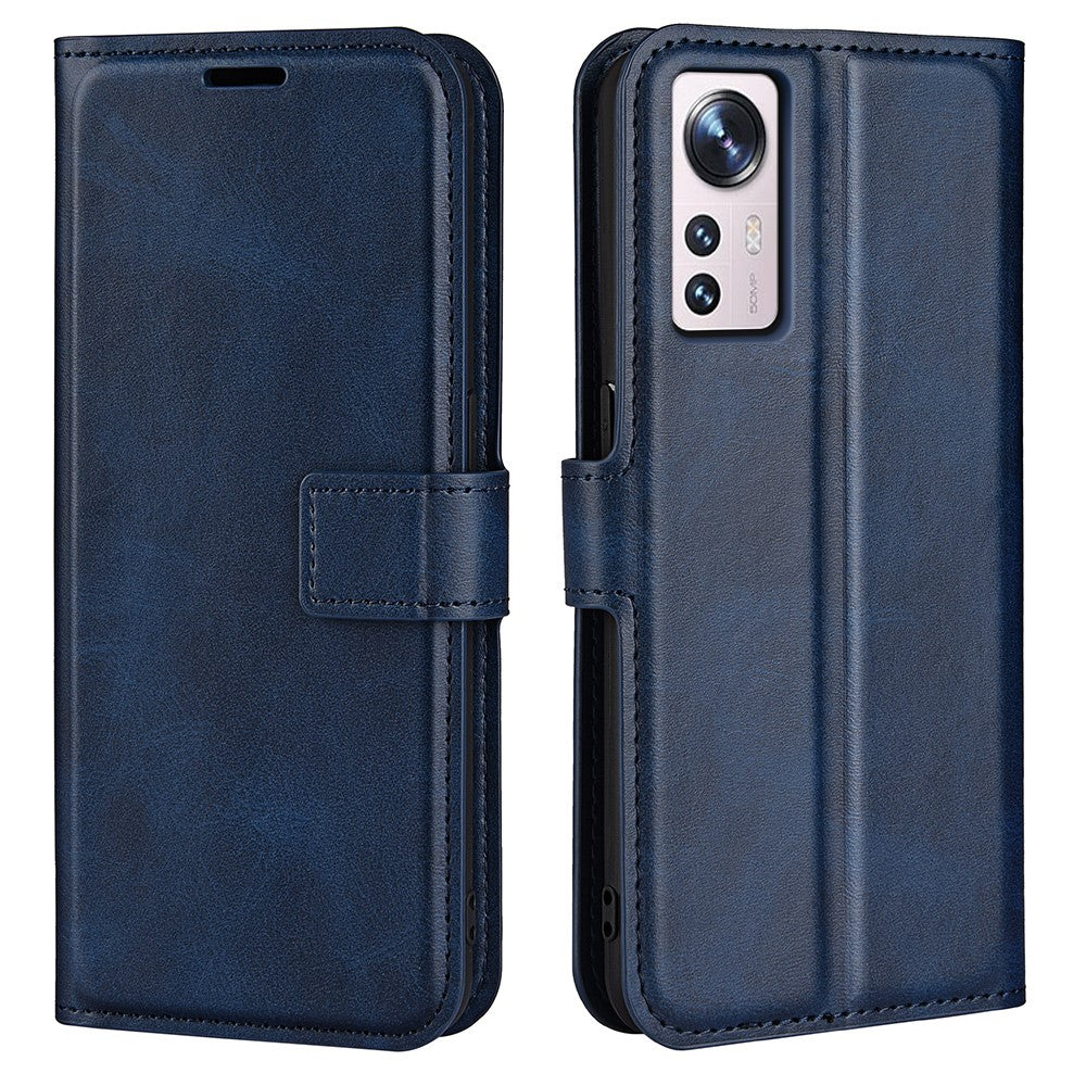 Wallet-style leather case for Xiaomi 12 Lite - Blue