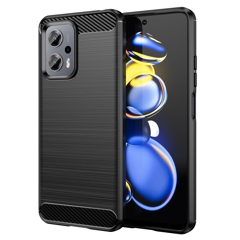 Carbon Flex case - Xiaomi Poco X4 GT / 11T Pro Plus / 11T - Black