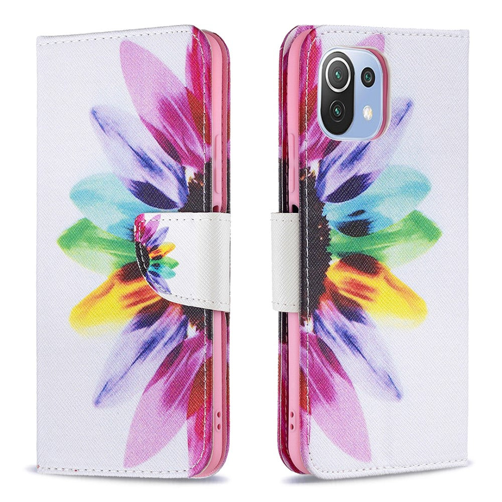 Wonderland Xiaomi 11 Lite 5G NE / Mi 11 Lite 5G / 11 Lite flip case - Colorful Petals