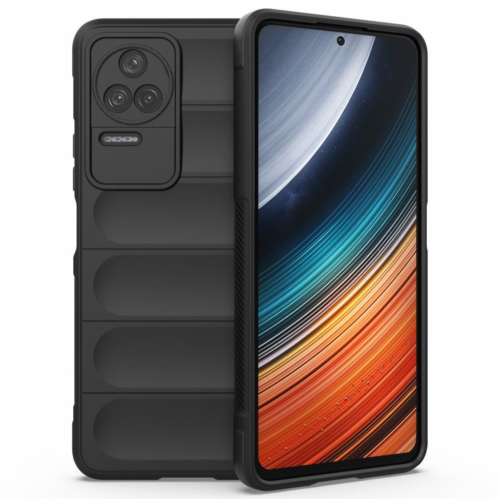 Soft gripformed cover for Xiaomi Poco F4 / Redmi K40S - Black