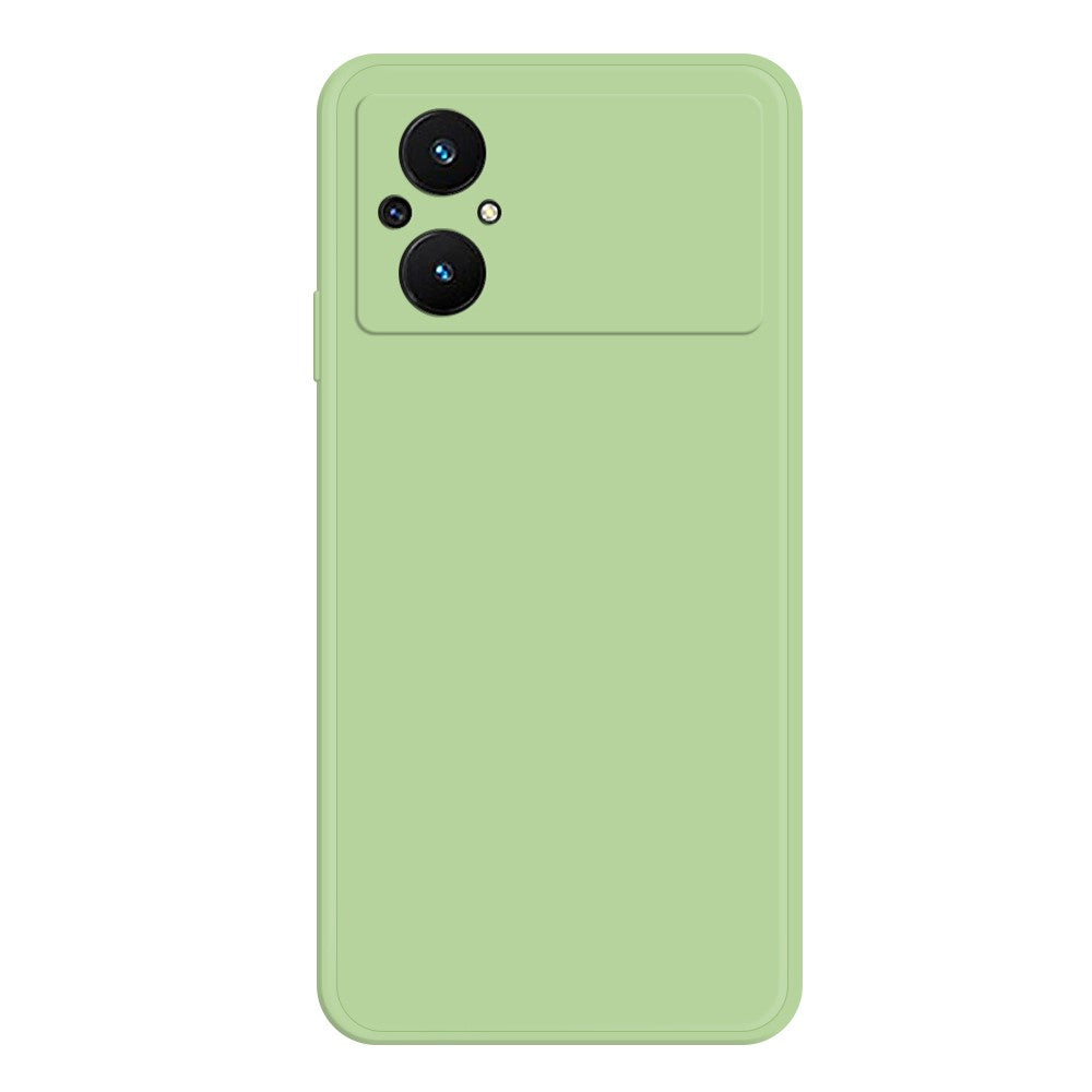Beveled anti-drop rubberized cover for Xiaomi Poco M5 - Green