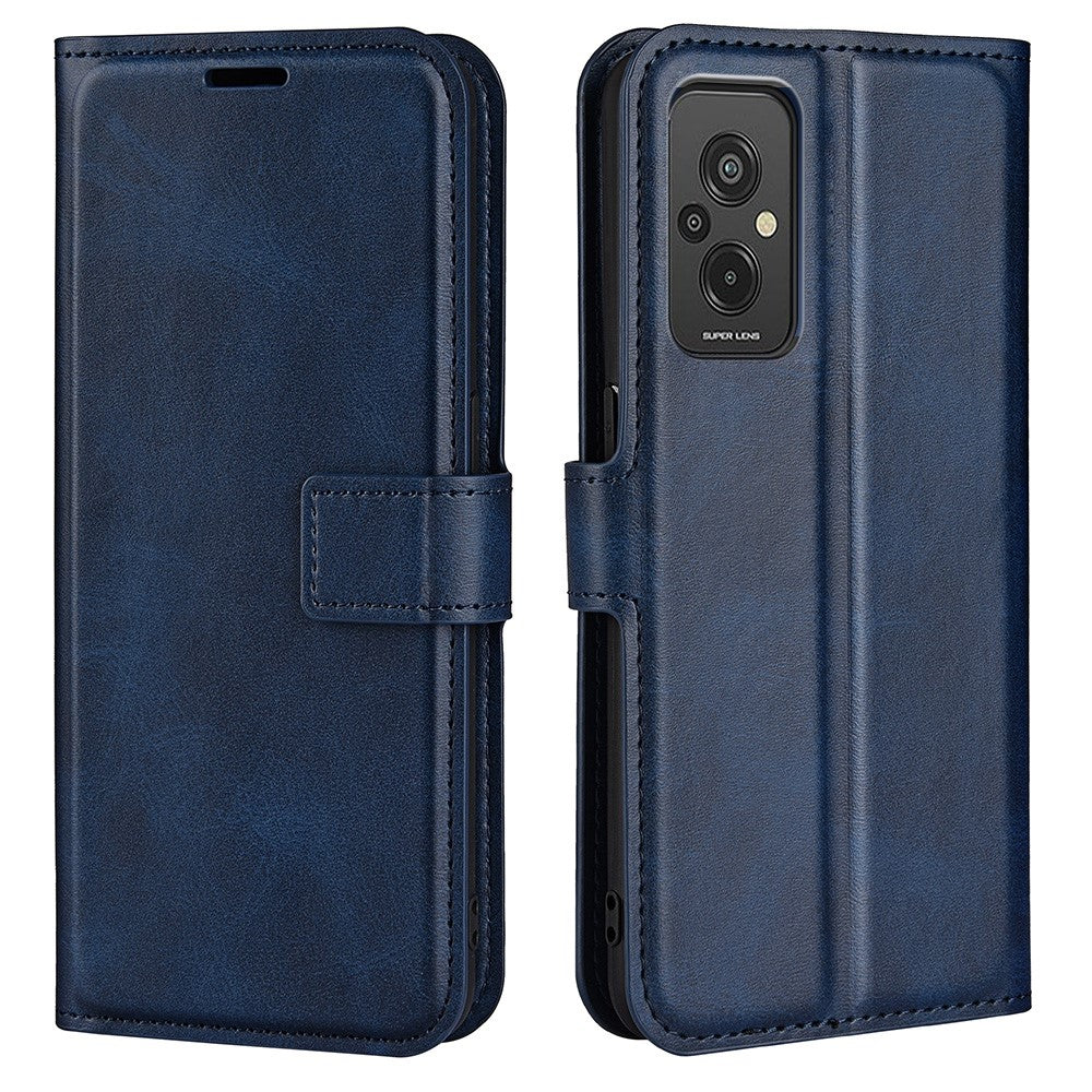 Wallet-style leather case for Xiaomi Redmi 11 Prime 4G - Blue