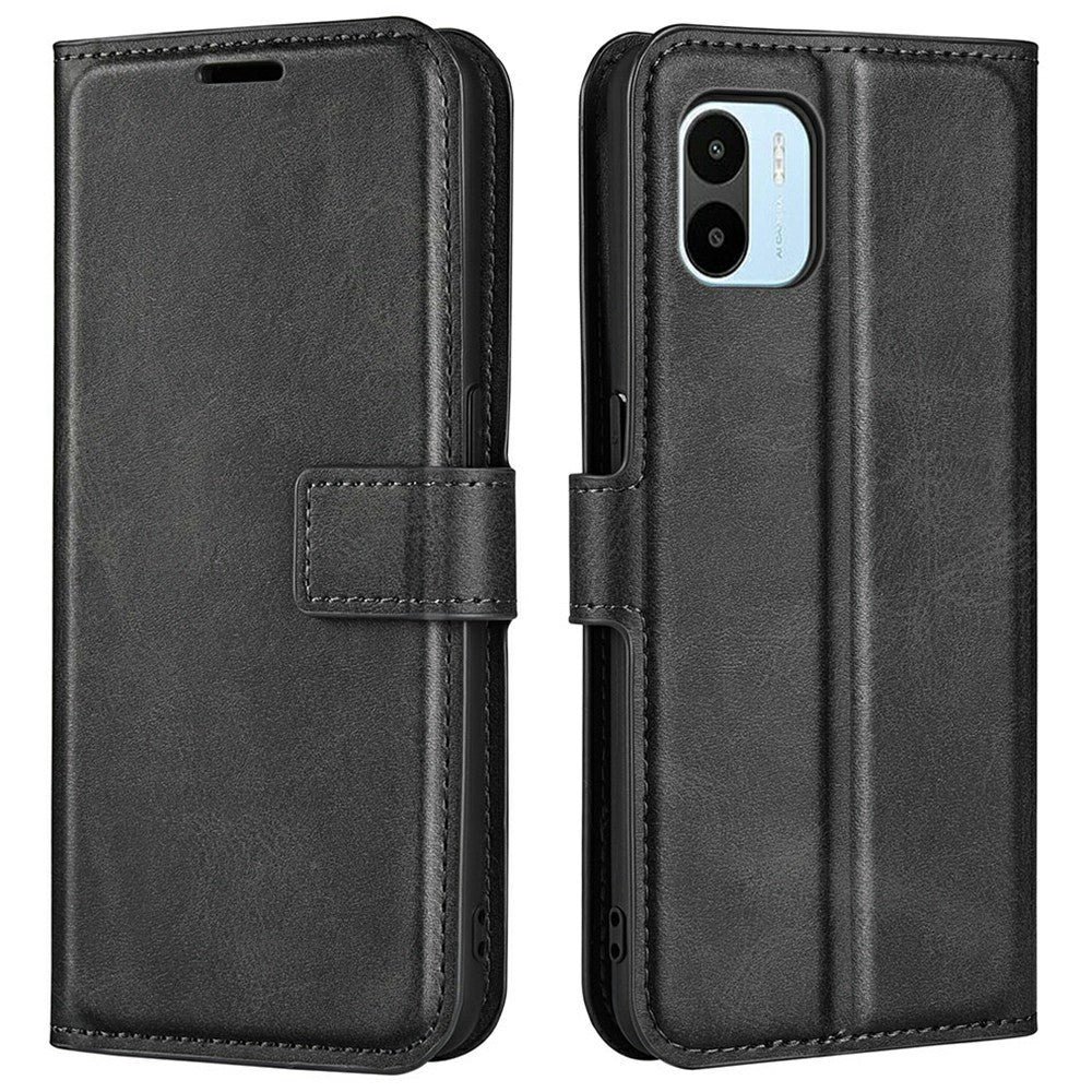 Wallet-style leather case for Xiaomi Redmi A1 - Black