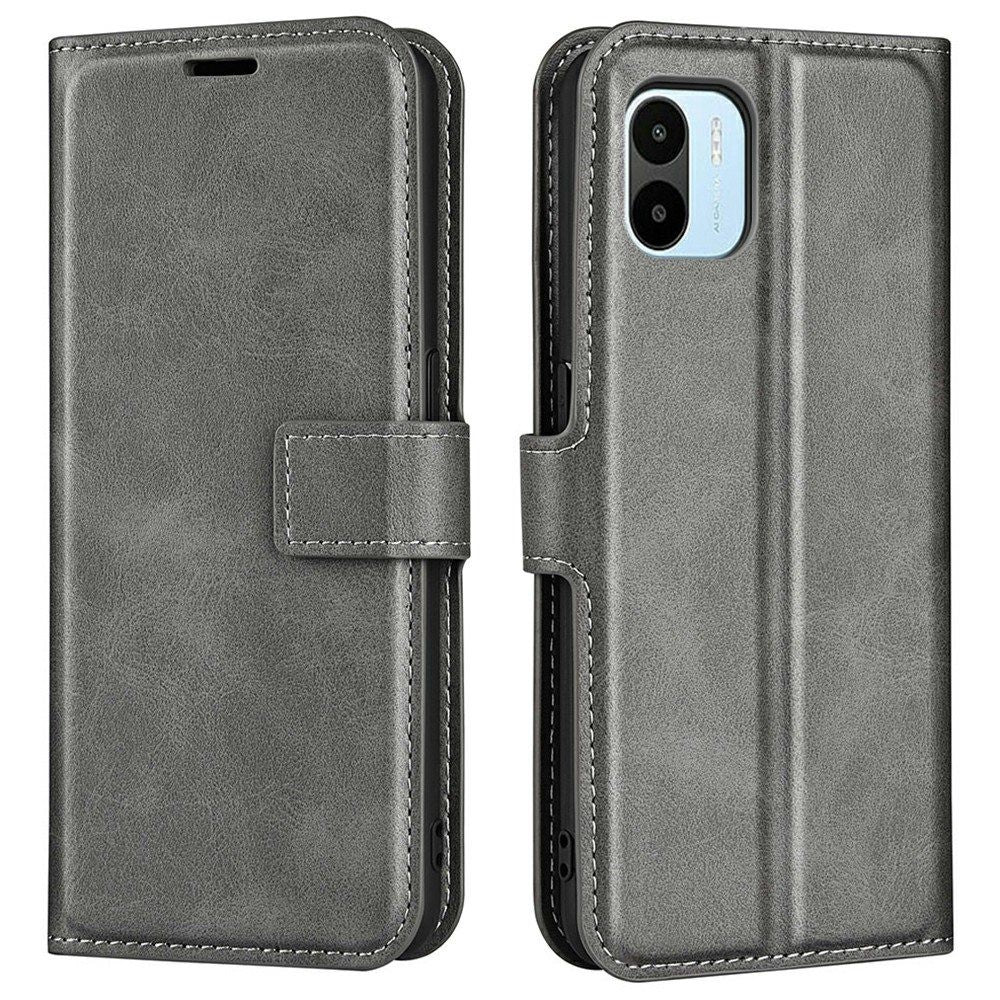 Wallet-style leather case for Xiaomi Redmi A1 - Grey