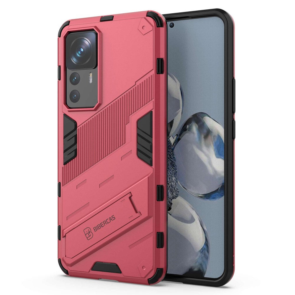 Shockproof hybrid cover with a modern touch for Xiaomi 12T Pro - Rose