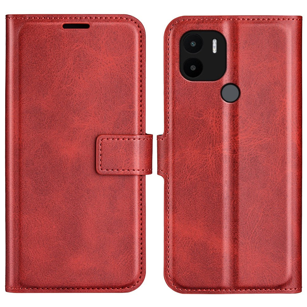 Wallet-style leather case for Xiaomi Redmi A1 Plus - Red