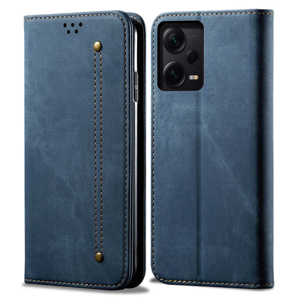 Jeans Xiaomi Redmi Note 12 Pro Plus Flip case - Blue