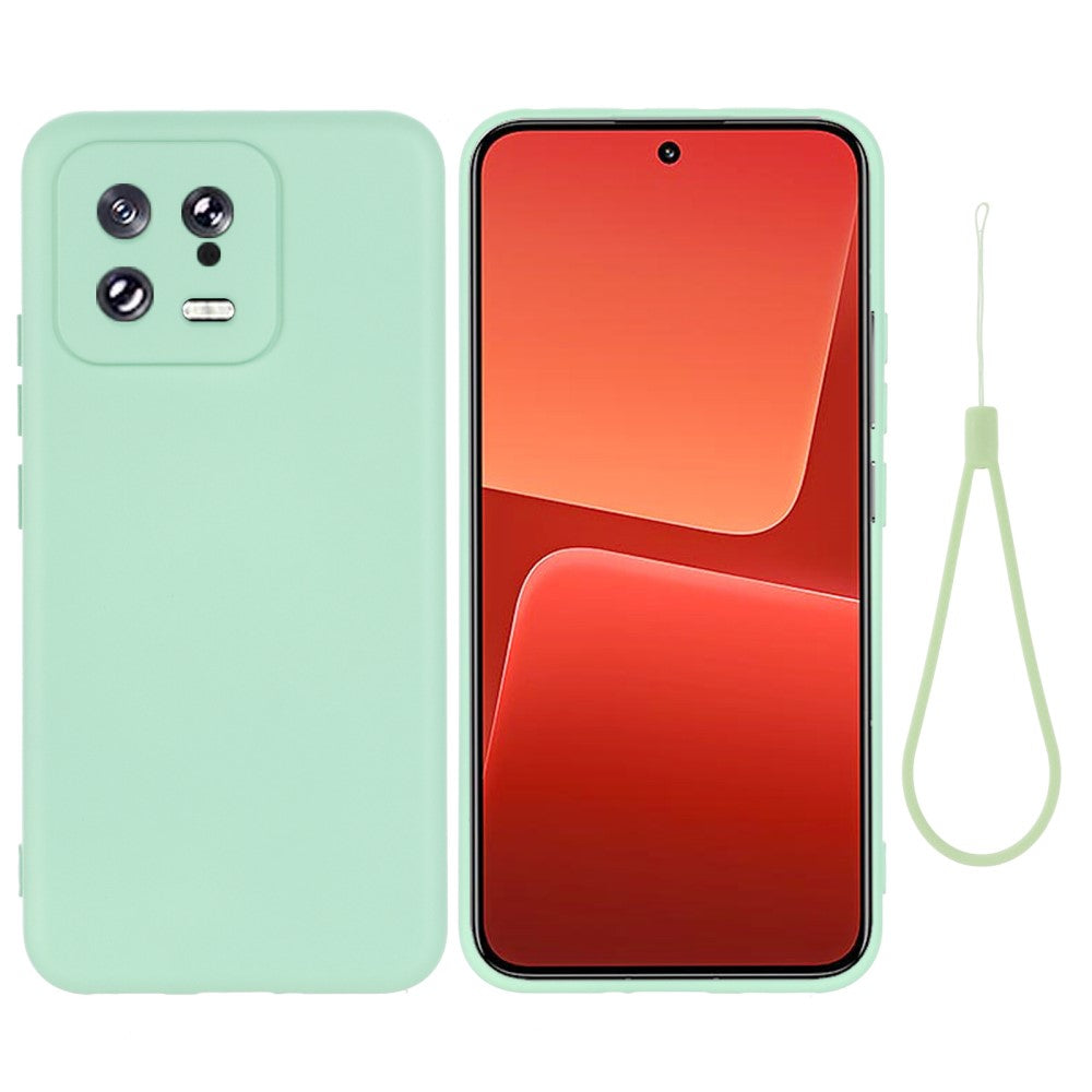 Matte liquid silicone cover for Xiaomi 13 - Green