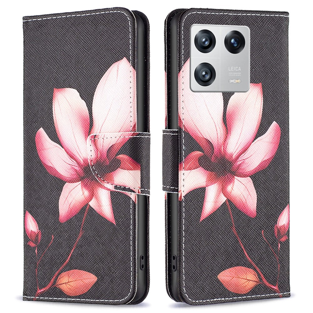 Wonderland Xiaomi 13 flip case - Pink Flower