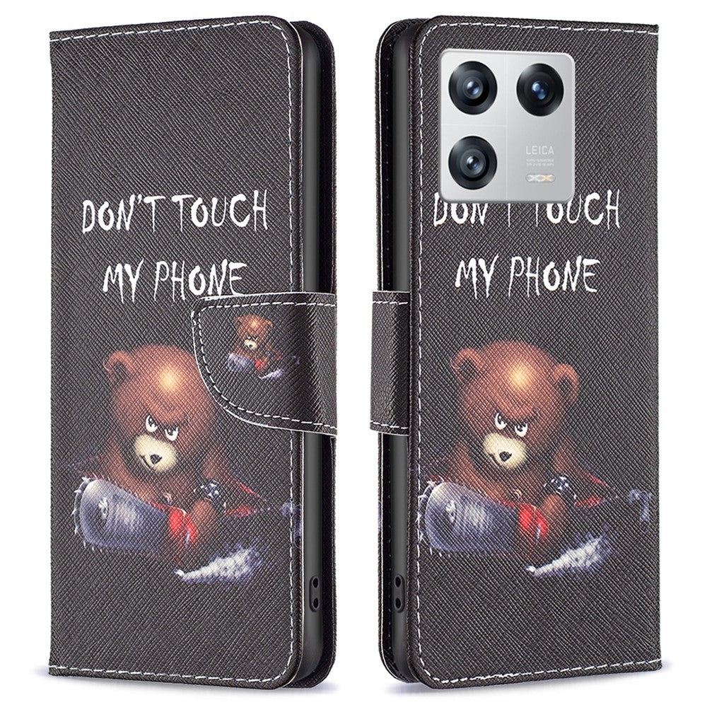 Wonderland Xiaomi 13 flip case - Bear