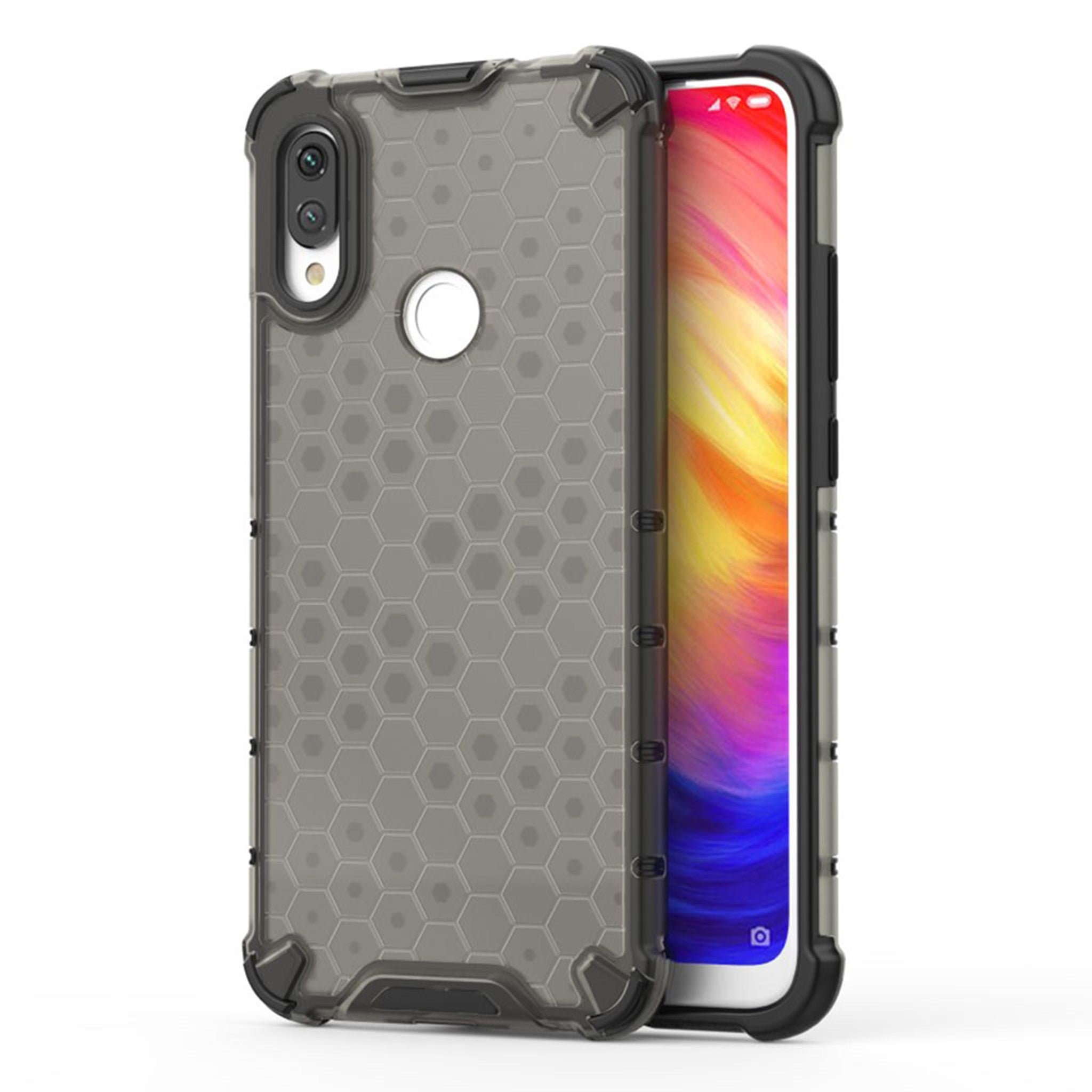 Bofink Honeycomb Xiaomi Redmi Note 7 case - Black