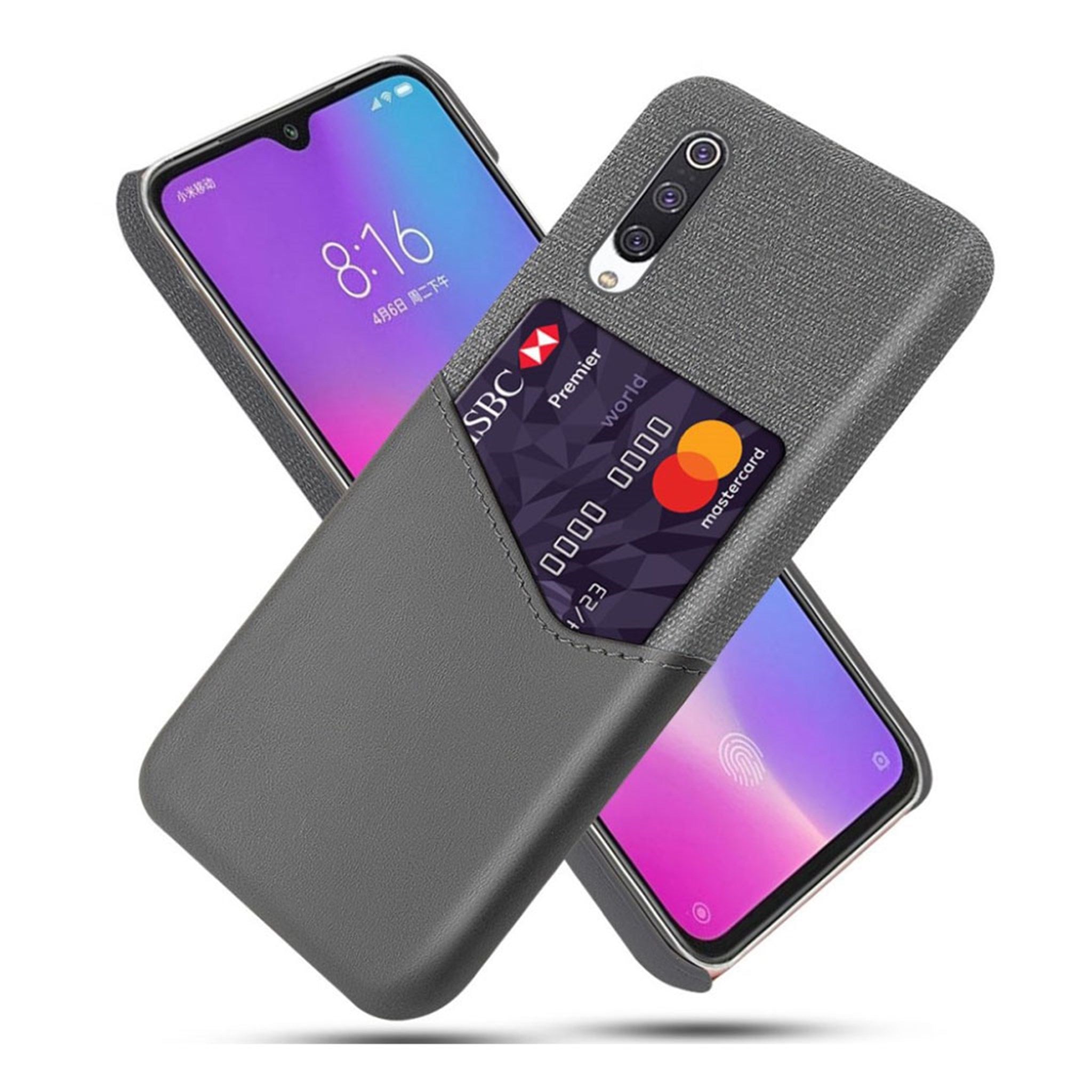 Bofink Xiaomi Mi 9 Lite Card Cover - Grey