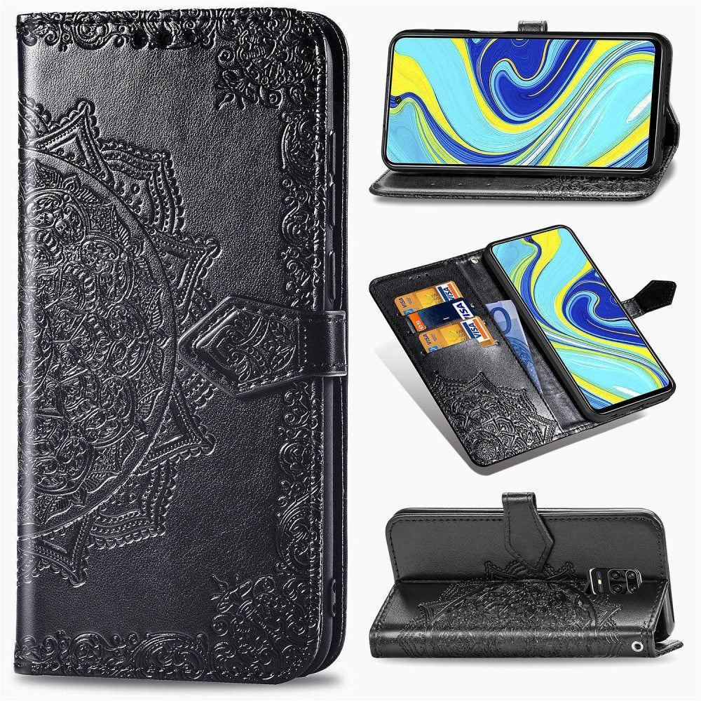 Mandala Xiaomi Redmi Note 9 Pro Max / 9 Pro / 9S Flip case - Black