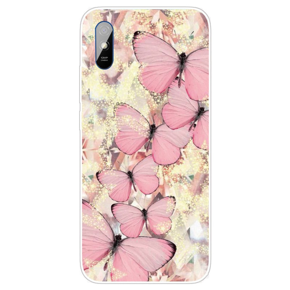 Deco Xiaomi Redmi 9A case - Pink Butterflies