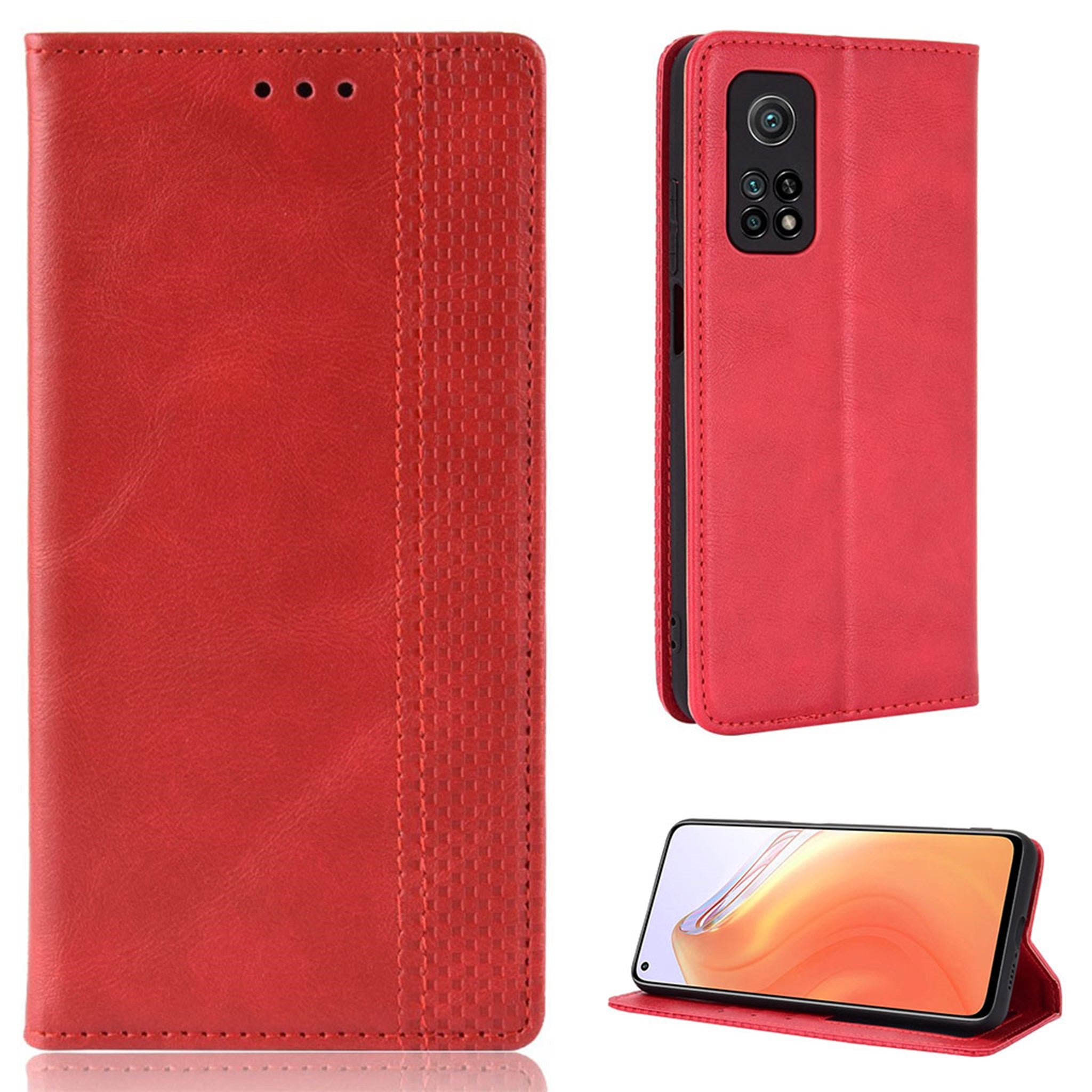 Bofink Vintage Xiaomi Redmi K30S / Mi 10T Pro 5G / Mi 10T 5G leather case - Red