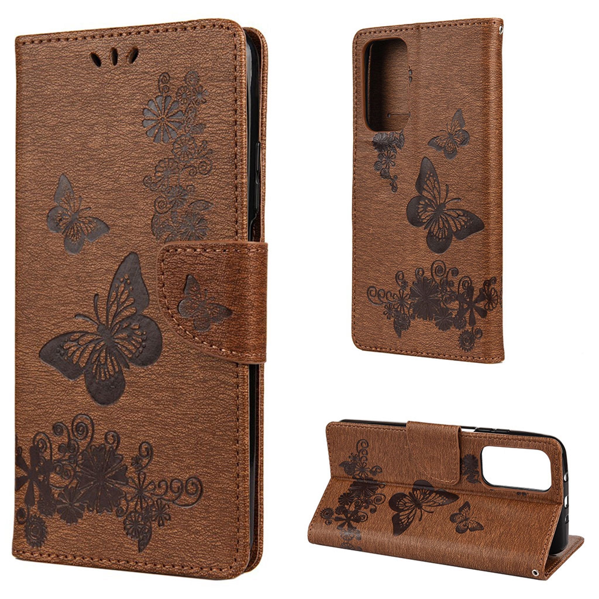 Butterfly Xiaomi Redmi K30S / Mi 10T Pro 5G / Mi 10T 5G flip case - Brown