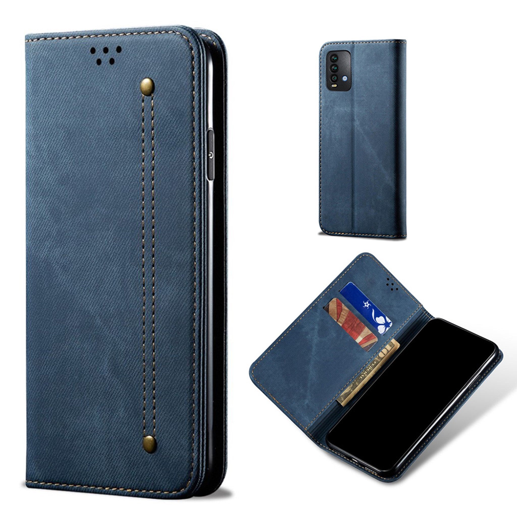 Jeans Xiaomi Redmi 9 Power Flip case - Blue