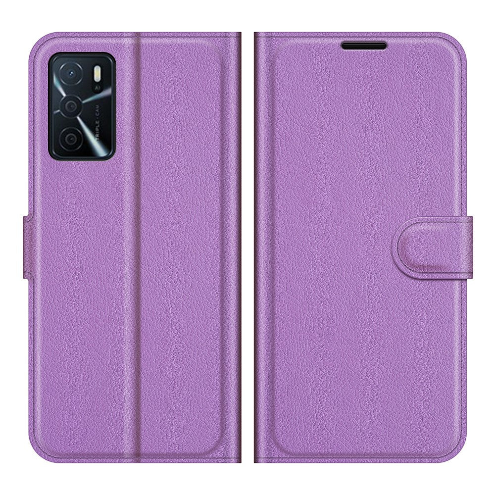 Classic Oppo A54s / A16s / A16 flip case - Purple