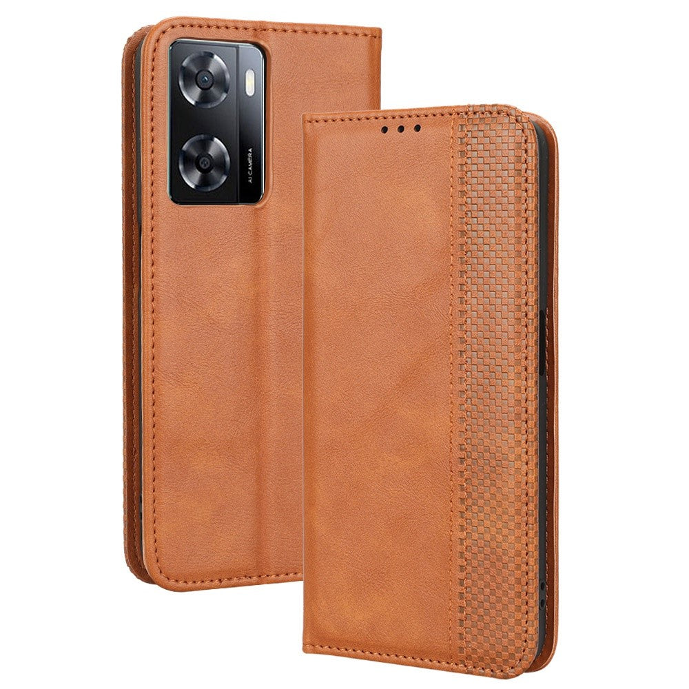 Bofink Vintage Oppo A57 (2022) leather case - Brown