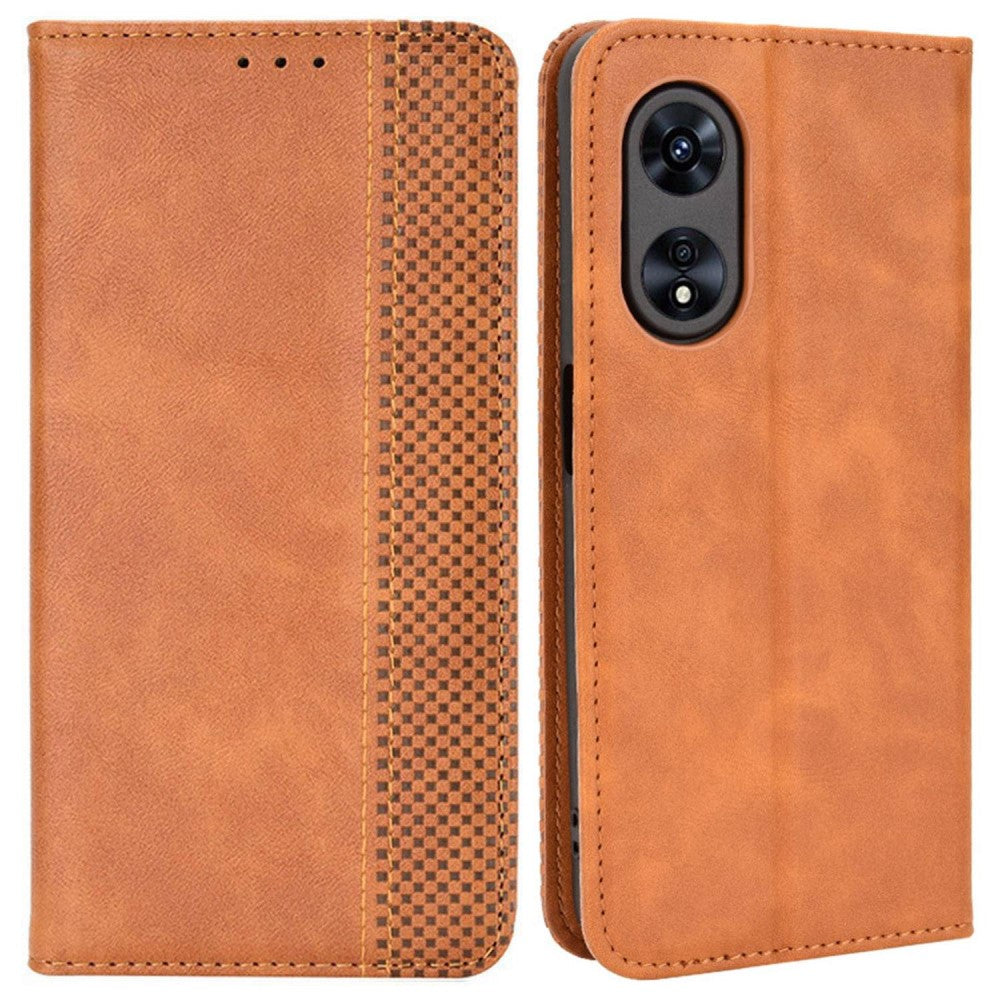 Bofink Vintage Oppo A97 leather case - Brown