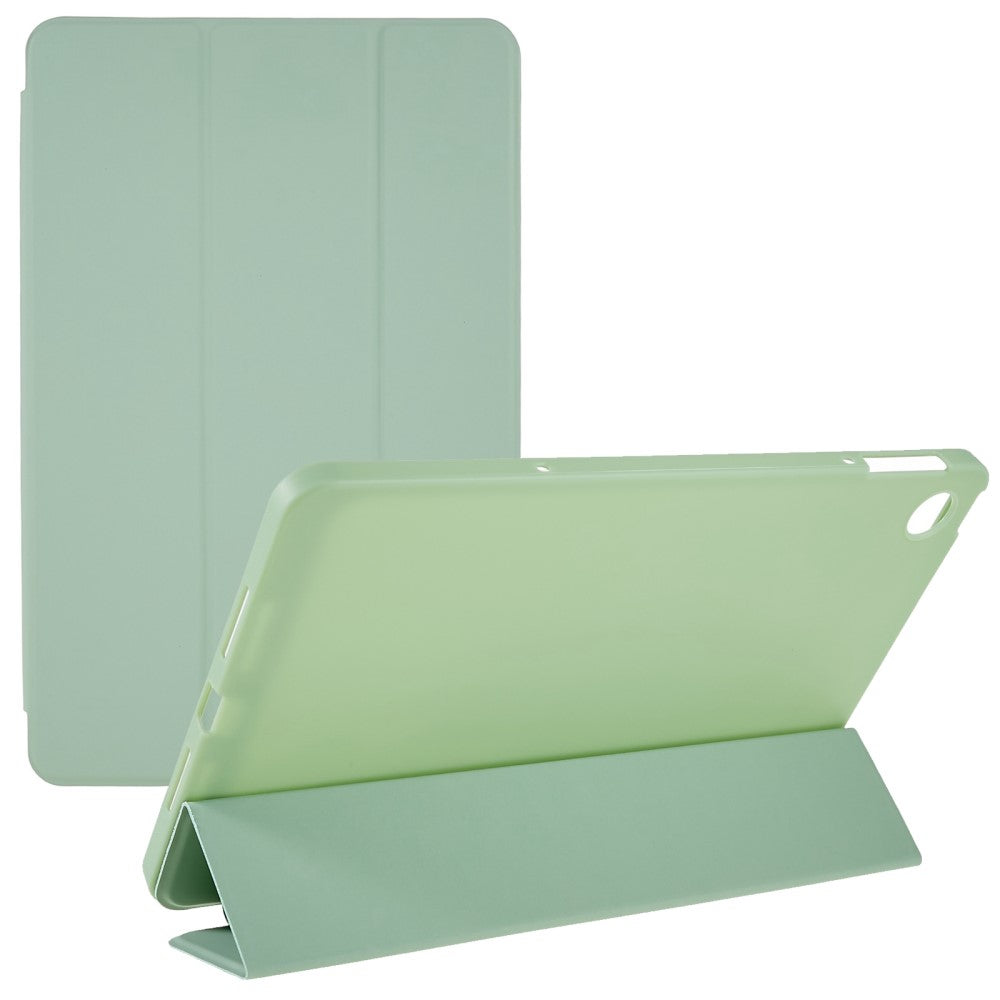 Tri-fold Leather Stand Case for Oppo Pad Air - Light Green