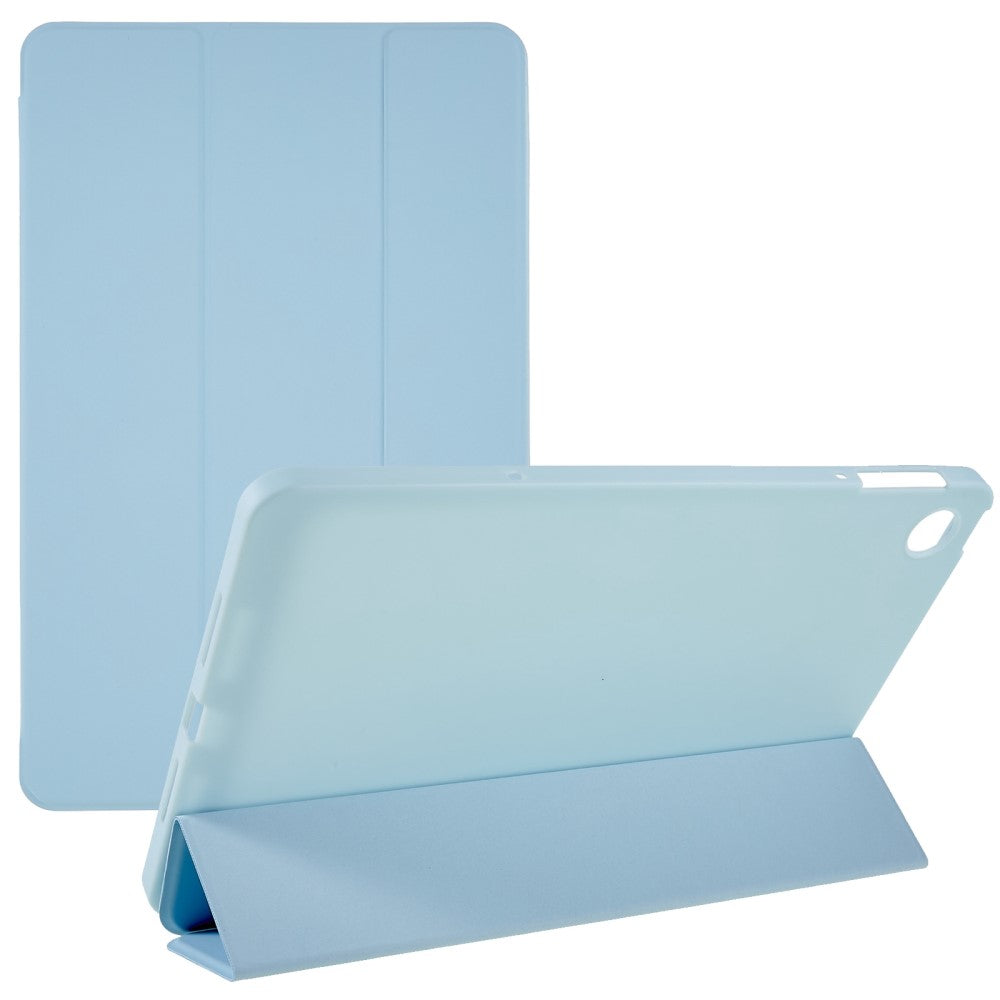 Tri-fold Leather Stand Case for Oppo Pad Air - Baby Blue