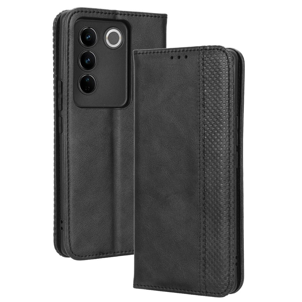 Bofink Vintage Vivo V27 / V27 Pro / S16 / S16 Pro leather case - Black