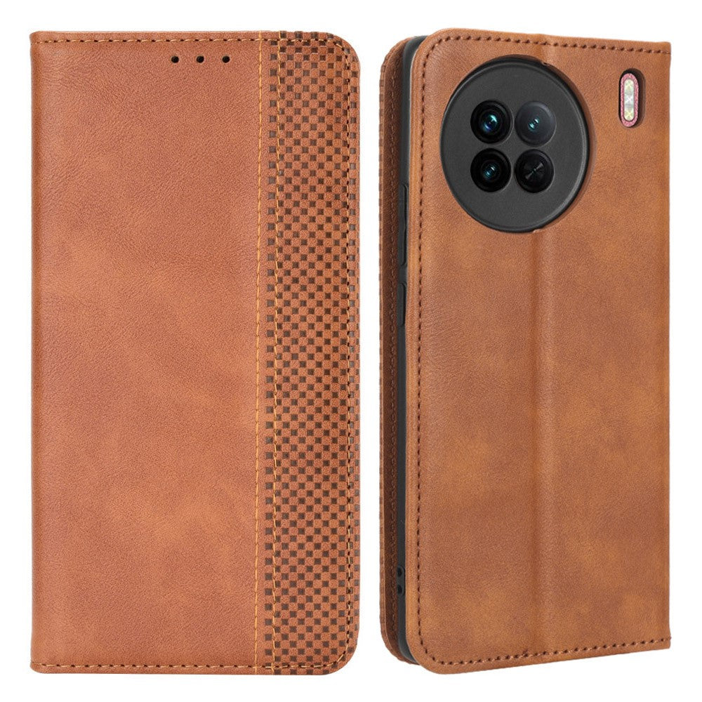 Bofink Vintage Vivo X90 leather case - Brown