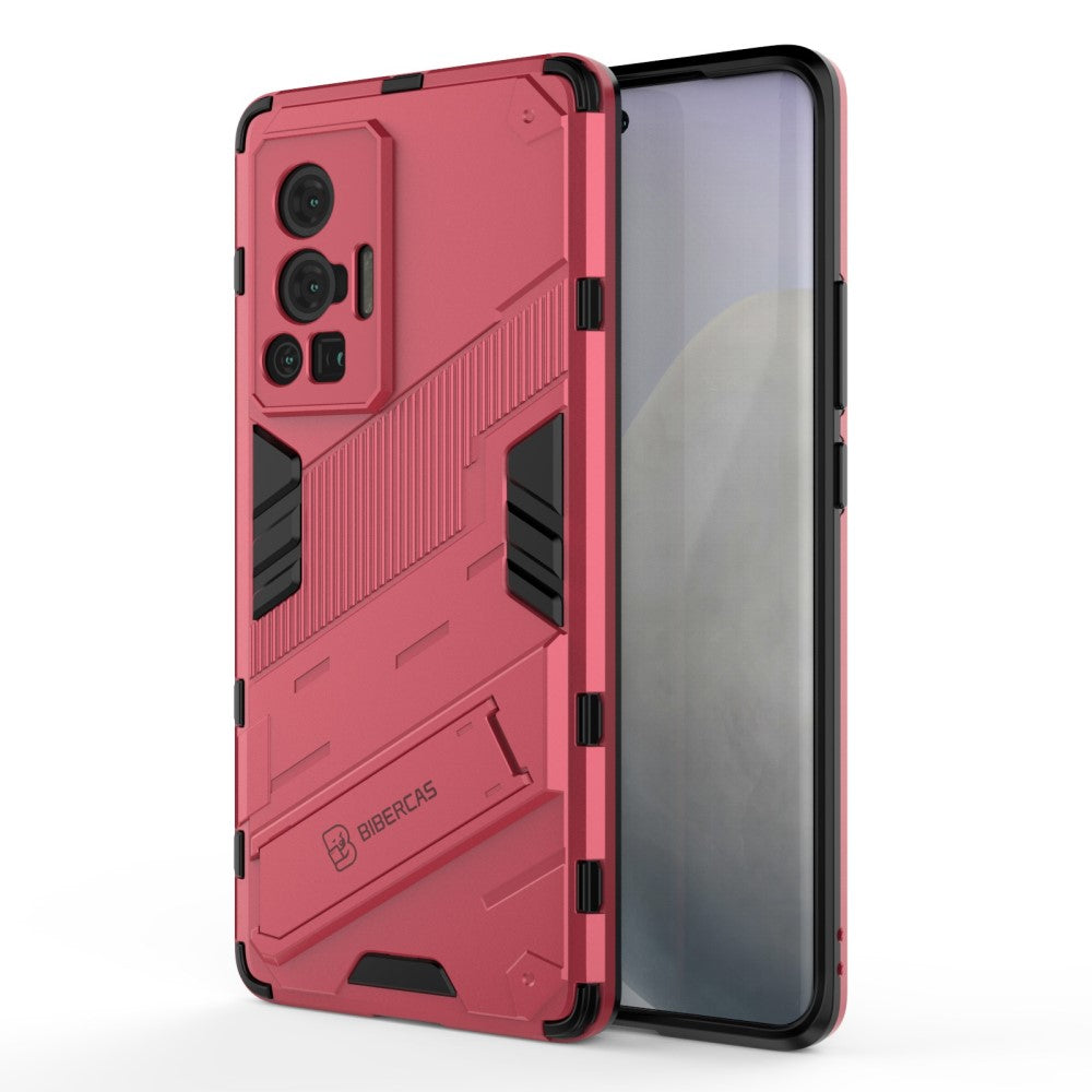 Shockproof hybrid cover with a modern touch for Vivo X70 Pro - Rose