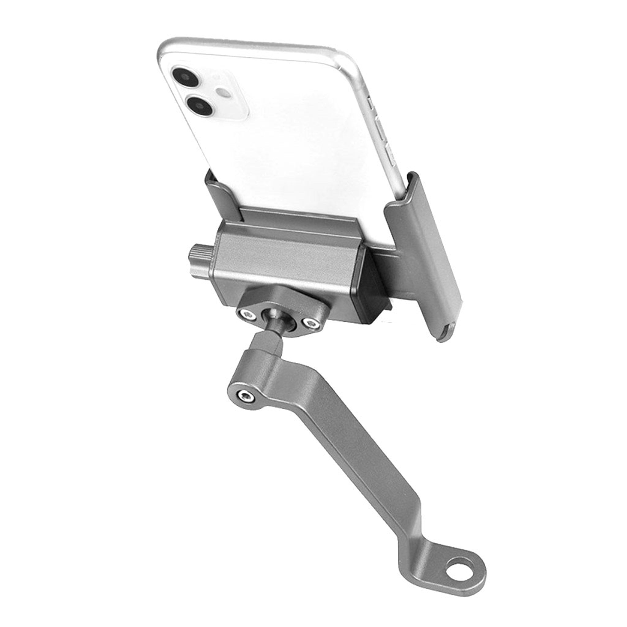 Universal bike phone holder mount - Rearview / Grey