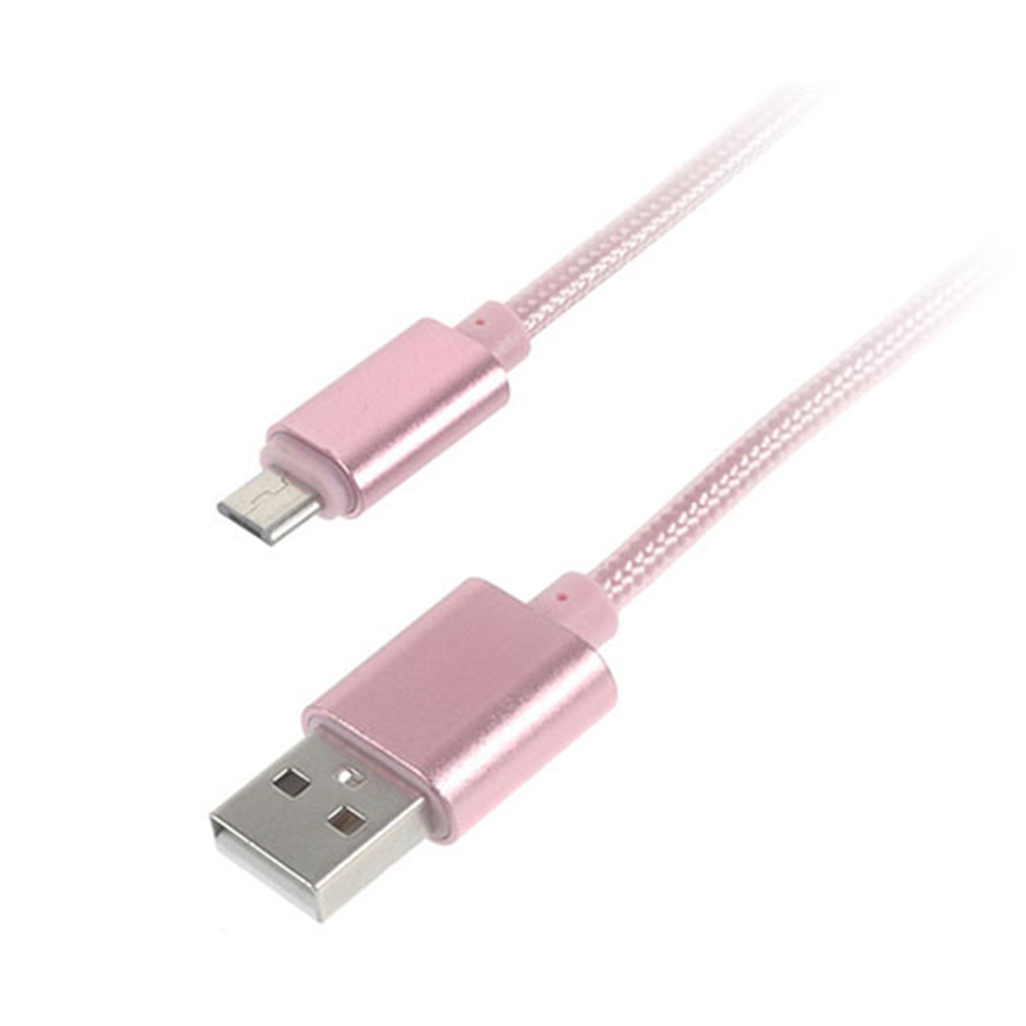 2M Micro USB Charging Cable - Pink