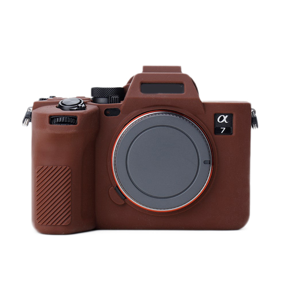 Sony A7 IV silicone cover - Coffee