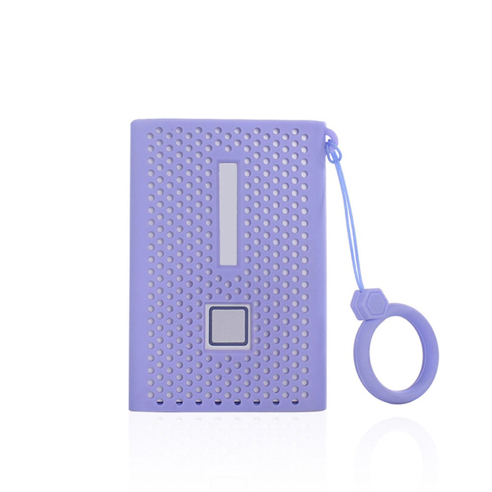 Samsung T7 Touch SSD silicone cover with ring strap - Purple